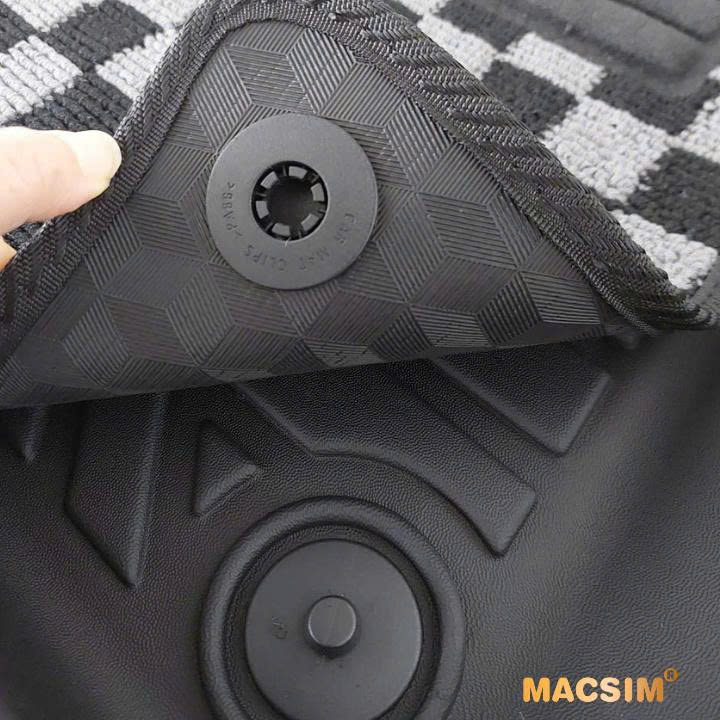 [CHÍNH HÃNG] Thảm lót sàn ô tô Attrage (2014-2026) Macsim – 2 Lớp Ca rô, chuẩn phom, dễ vệ sinh (Mã 03)