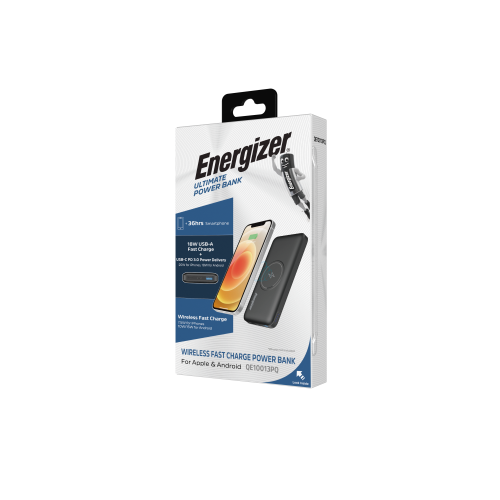 Pin dự phòng Energizer 10,000mAh /3.7V Li-Polymer - QE10013PQ - Hàng Chính Hãng