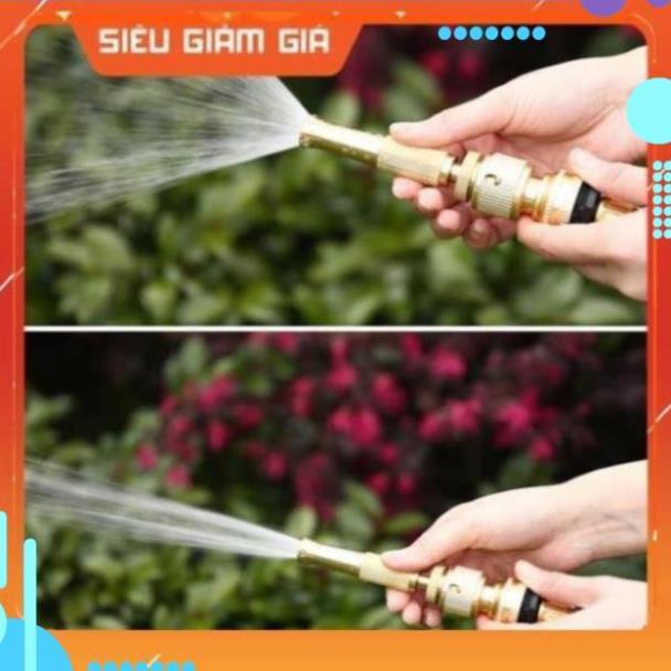 Bộ dây vòi xịt nước rửa xe, tưới cây . tăng áp 3 lần, loại 7m, 10m 206587 cút sập, nối đen