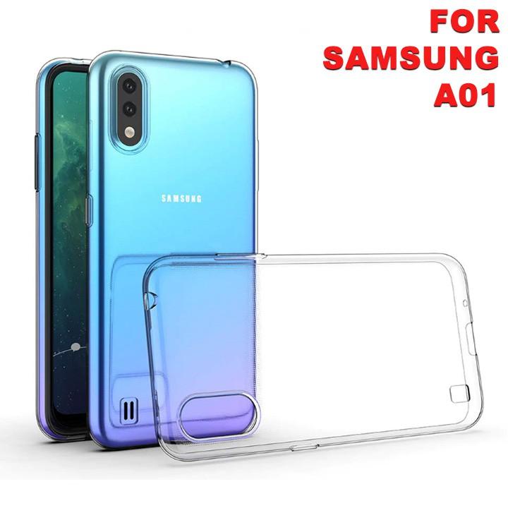 Ốp lưng dẻo silicon trong suốt dành cho SAMSUNG A01