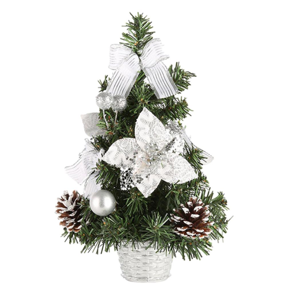 Đón Noel silver decoration christmas tree với cây thông trang trí bằng bạc