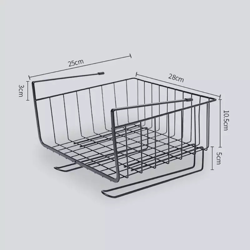 Kệ Sắt Đa Năng Treo Gầm Bàn Kệ Tủ Đồ dùng cá nhân một cách gọn, gàng, tránh thất lạc (tặng kèm móc khóa người dơi)