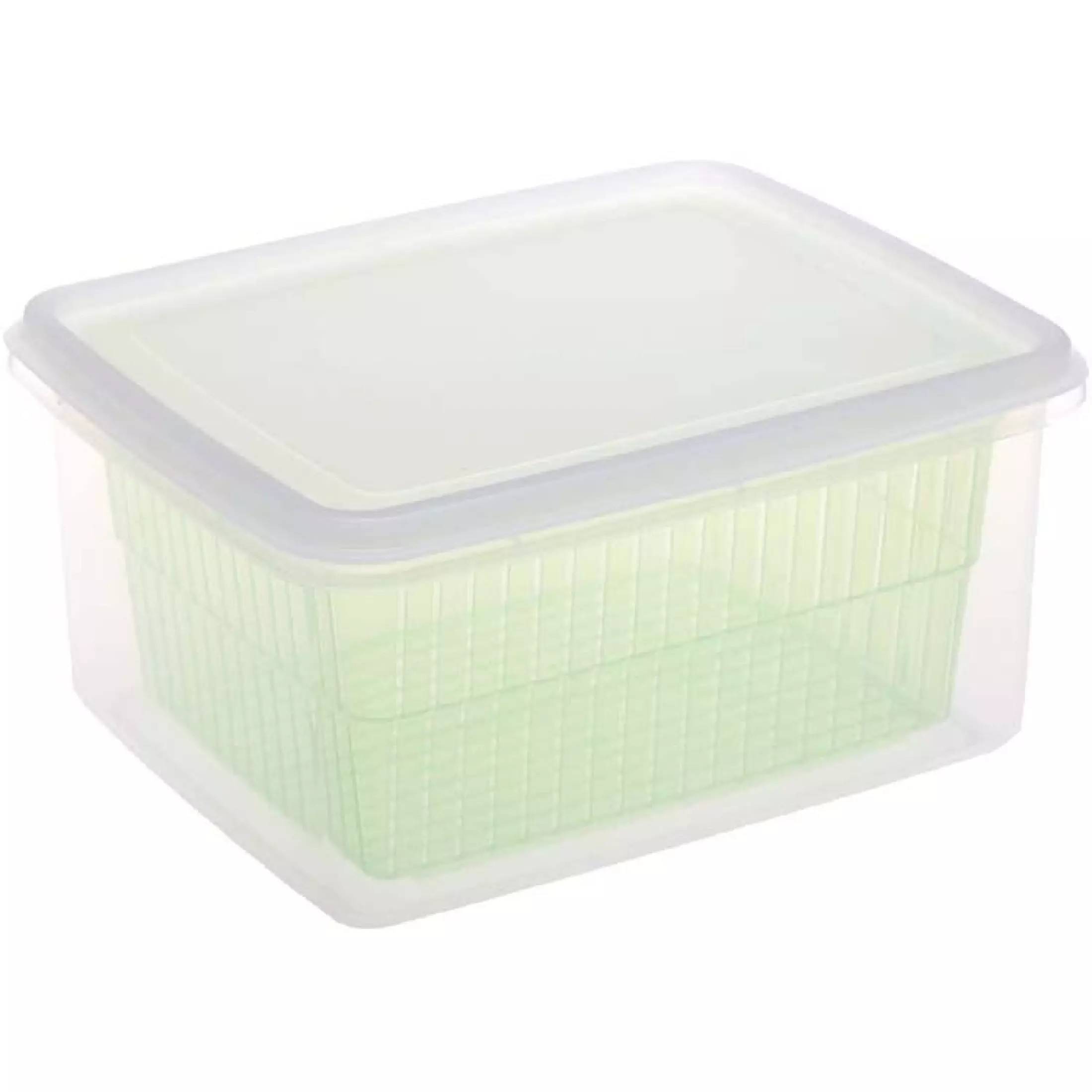 Hộp đựng thực phẩm 2 lớp nhựa dẻo cao cấp dùng lò vi sóng 5L Nội địa Nhật Bản