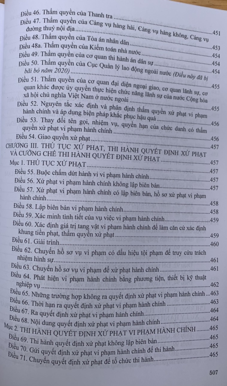 Thủ Tục Xử Phạt Vi Phạm Hành Chính