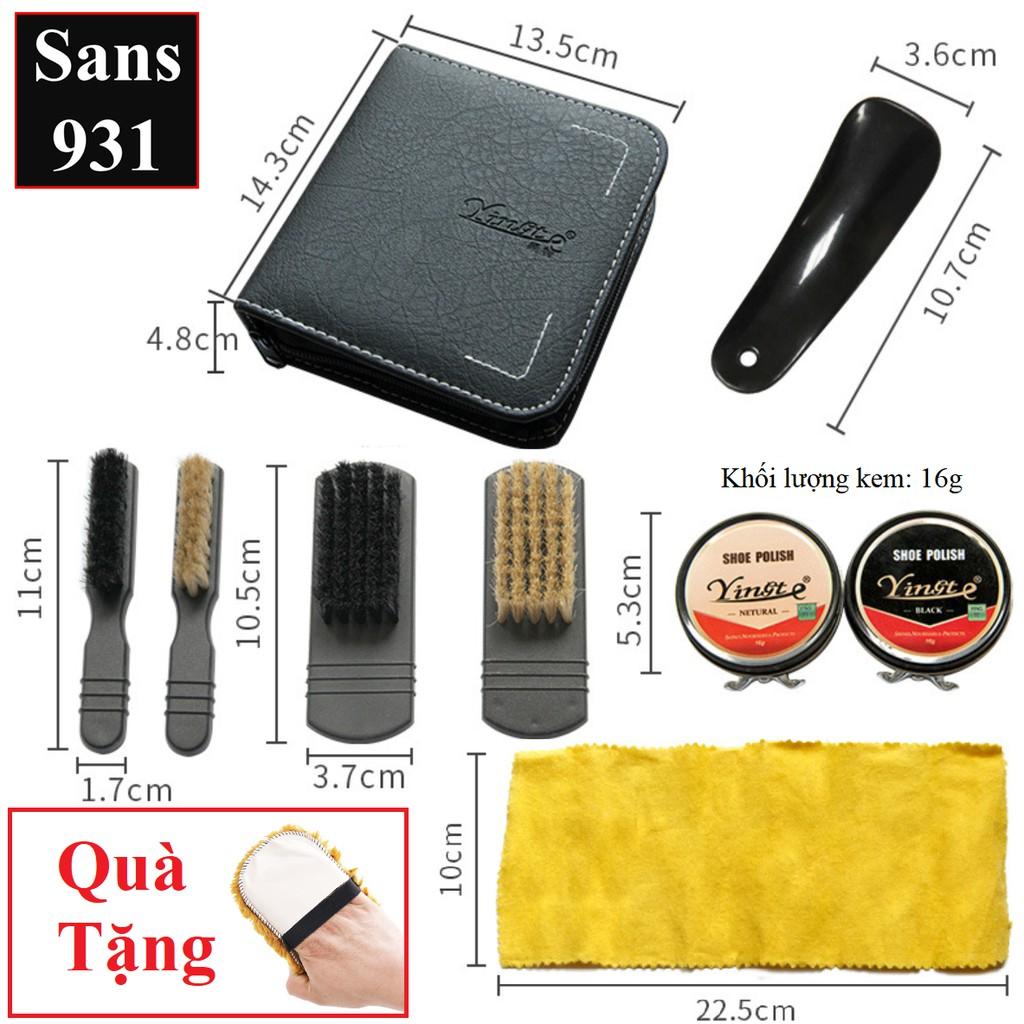 Bộ Làm Sạch Giày Da Bộ Đánh Giầy Da Sans931