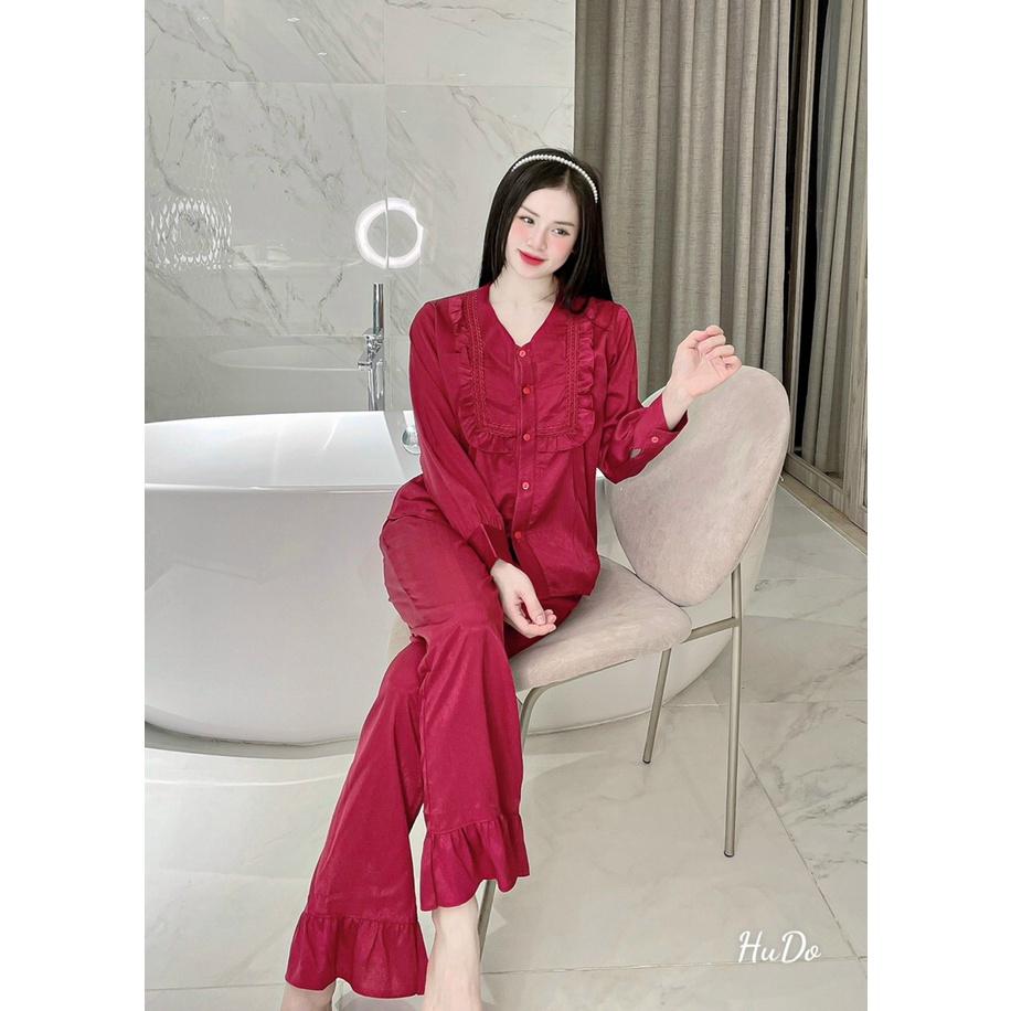 Bộ Bèo Cổ Nhọn Xước Ánh Kim cao cấp HHC Store