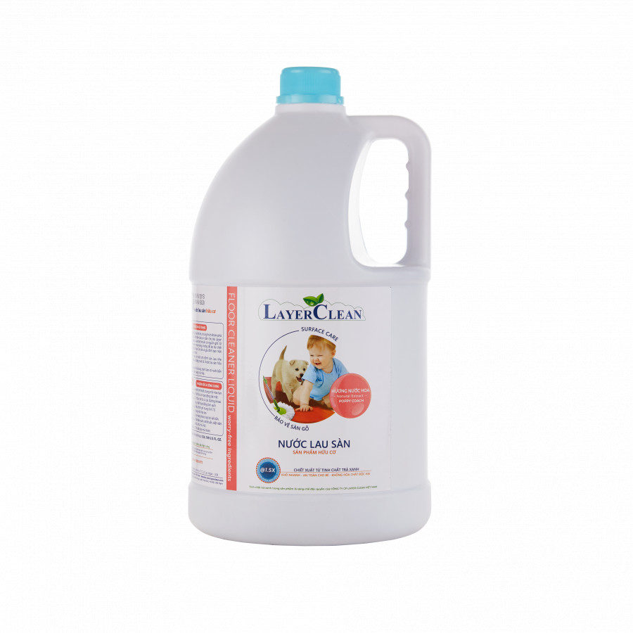 Nước lau sàn hữu cơ Layer Clean Hương nước hoa 5L