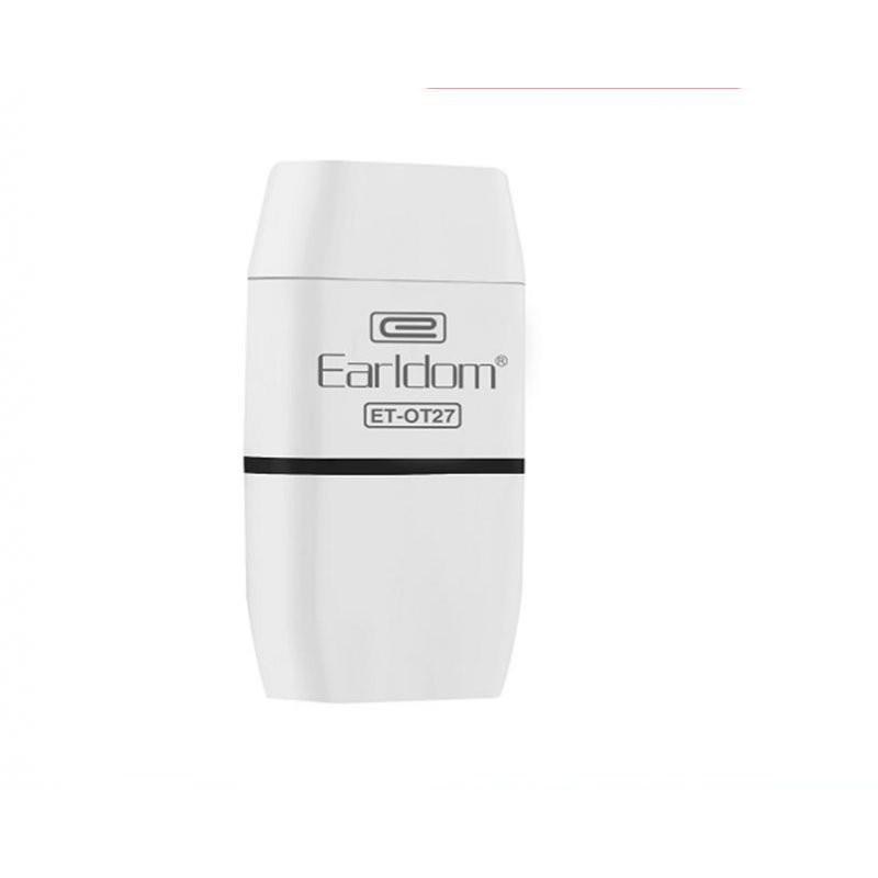 Đầu đọc thẻ nhớ OT27 Earldom mini có nắp đậy chống gãy thẻ, đầu lọc micro SD card dùng cho loa đài xe ô tô, máy tính laptop - Hàng chính hãng