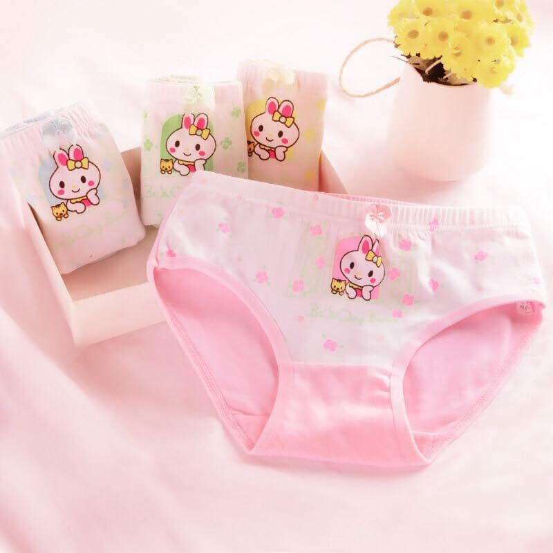 Quần chip tam giác bé gái set 4 cái 4 màu nhiều mẫu