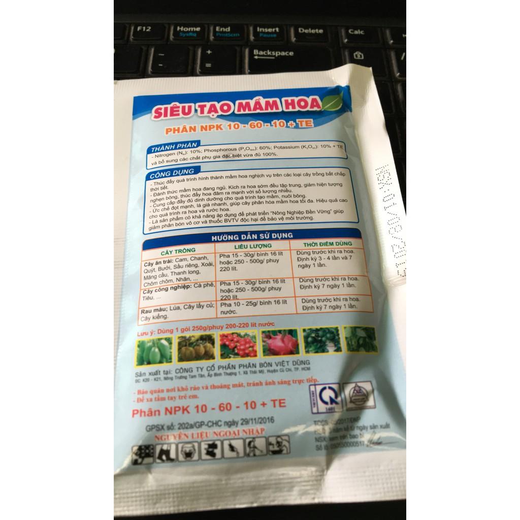 Siêu tạo mầm hoa KAMIX NPK 10-60-10 gói 50gr