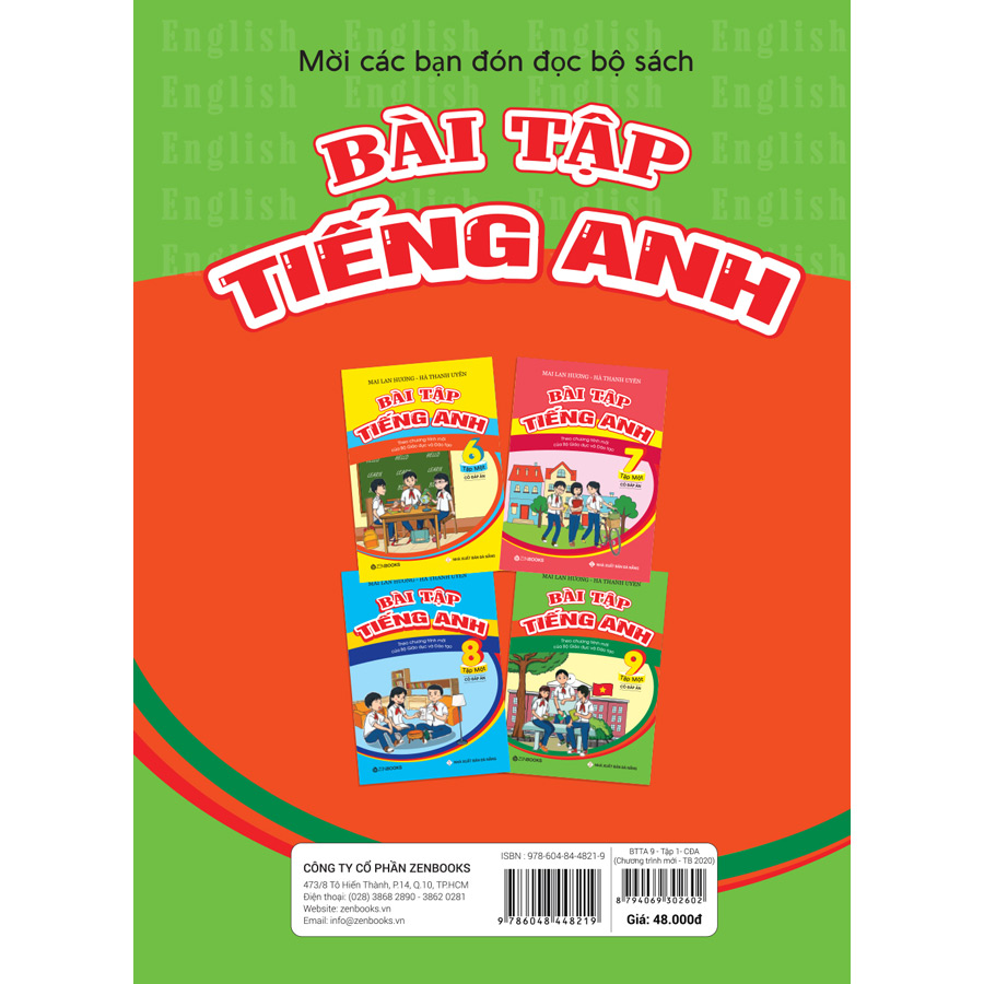 Bài Tập Tiếng Anh 9 Tập 1 - Có Đáp Án (Theo Chương Trình Mới Của Bộ GD&amp;ĐT)