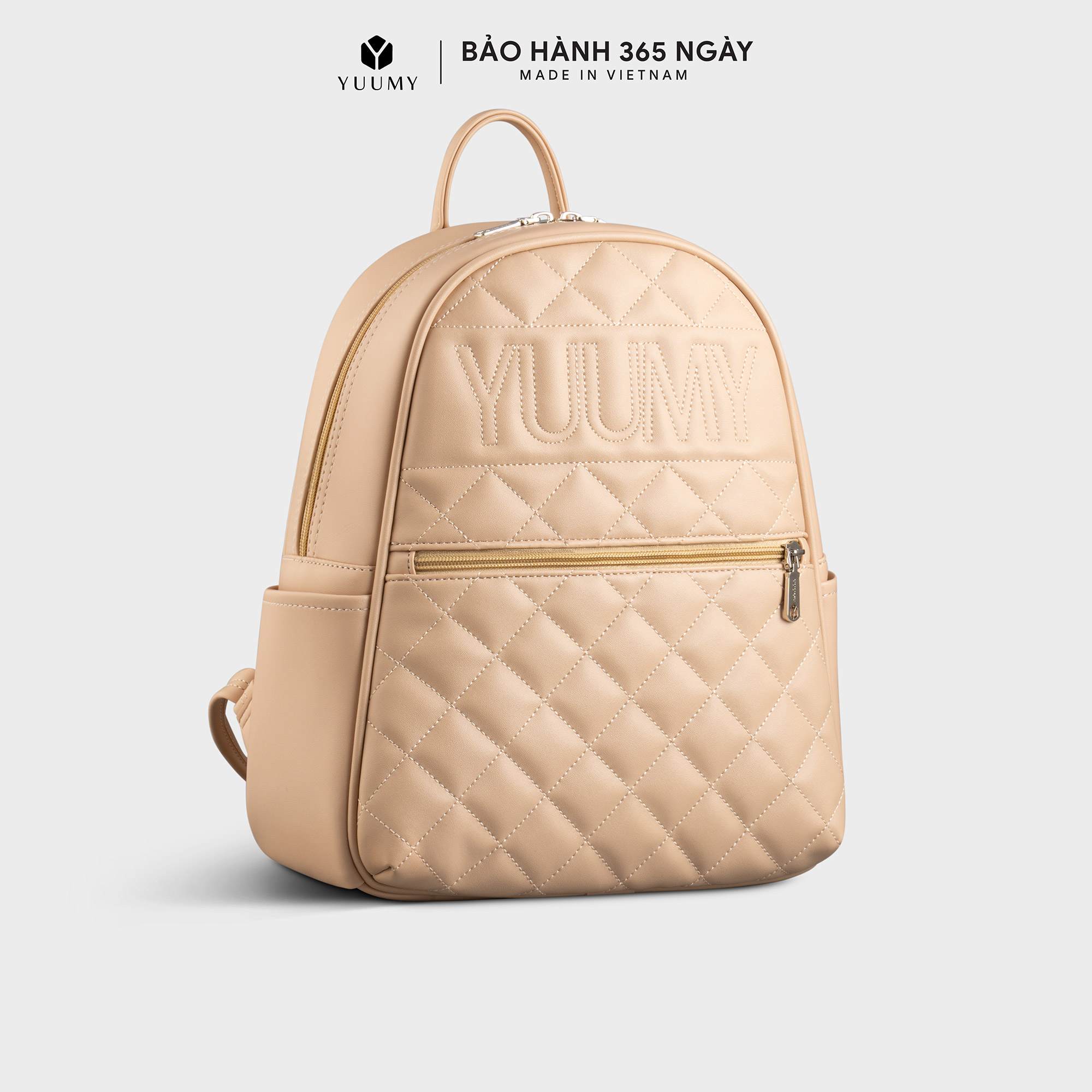 Balo Yuumy ( Thời trang nữ dập chỉ cỡ lớn - Balo da Seasand YBA95 )