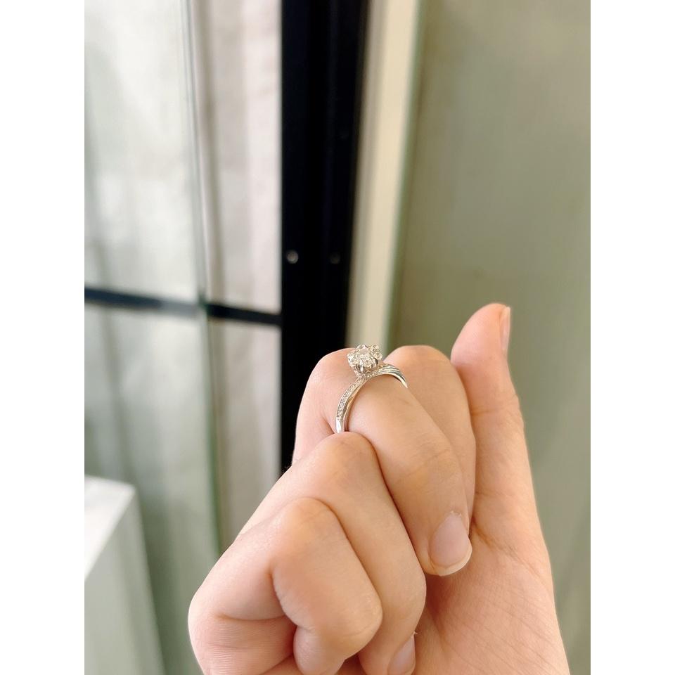 Nhẫn Nữ Danny Jewelry Bạc 925 Đính Đá CZ Xi Rhodium NY1