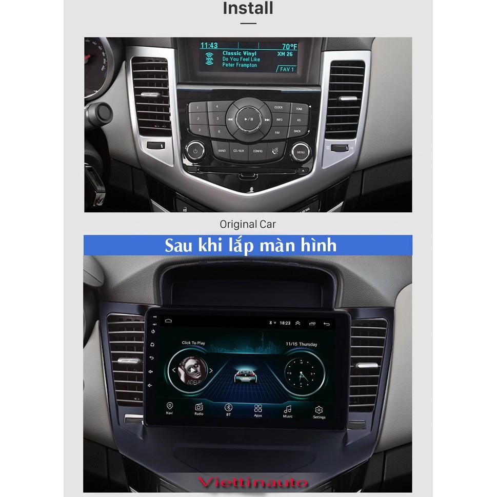 Màn hình Android Xe Cruze Lắp Sim 4G 9 Inc.