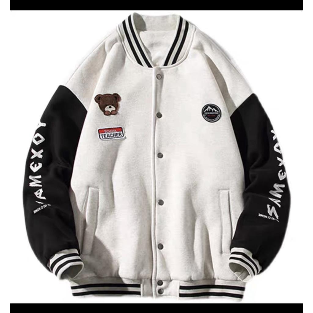 ÁO KHOÁC NỈ NGOẠI NAM NỮ KIỂU DÁNG UNISEX BOMBER CÁ TÍNH THỜI TRANG NAM NỮ UT897