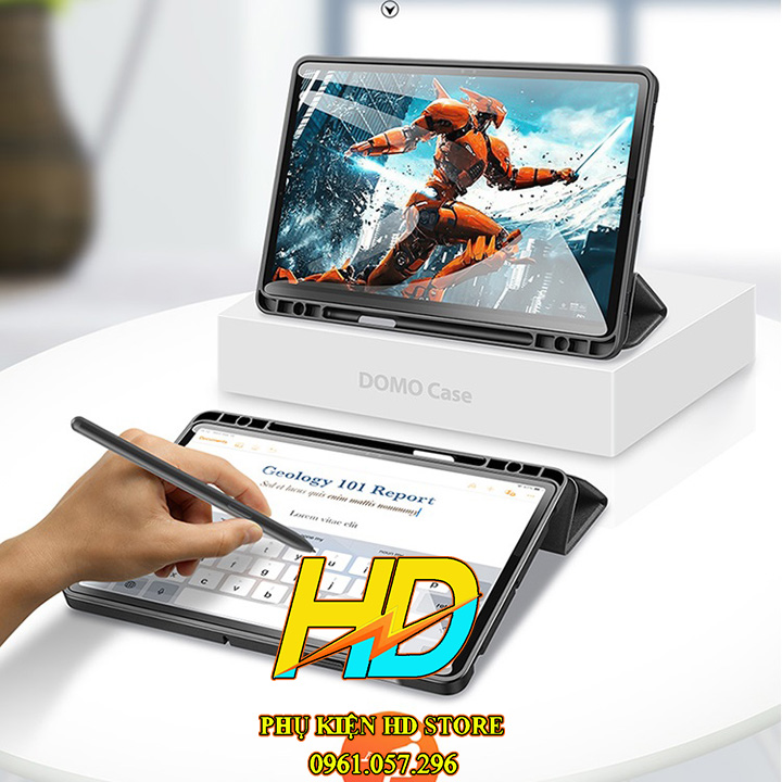 Bao Da Chống sốc Dành Cho SamSung Galaxy Tab S9 , Tab S9 Plus và Tab S9 Ultra Chính hãng Dux Ducis DOMO Có Ngăn Đựng Bút Tiện Lợi - Hàng Chính Hãng