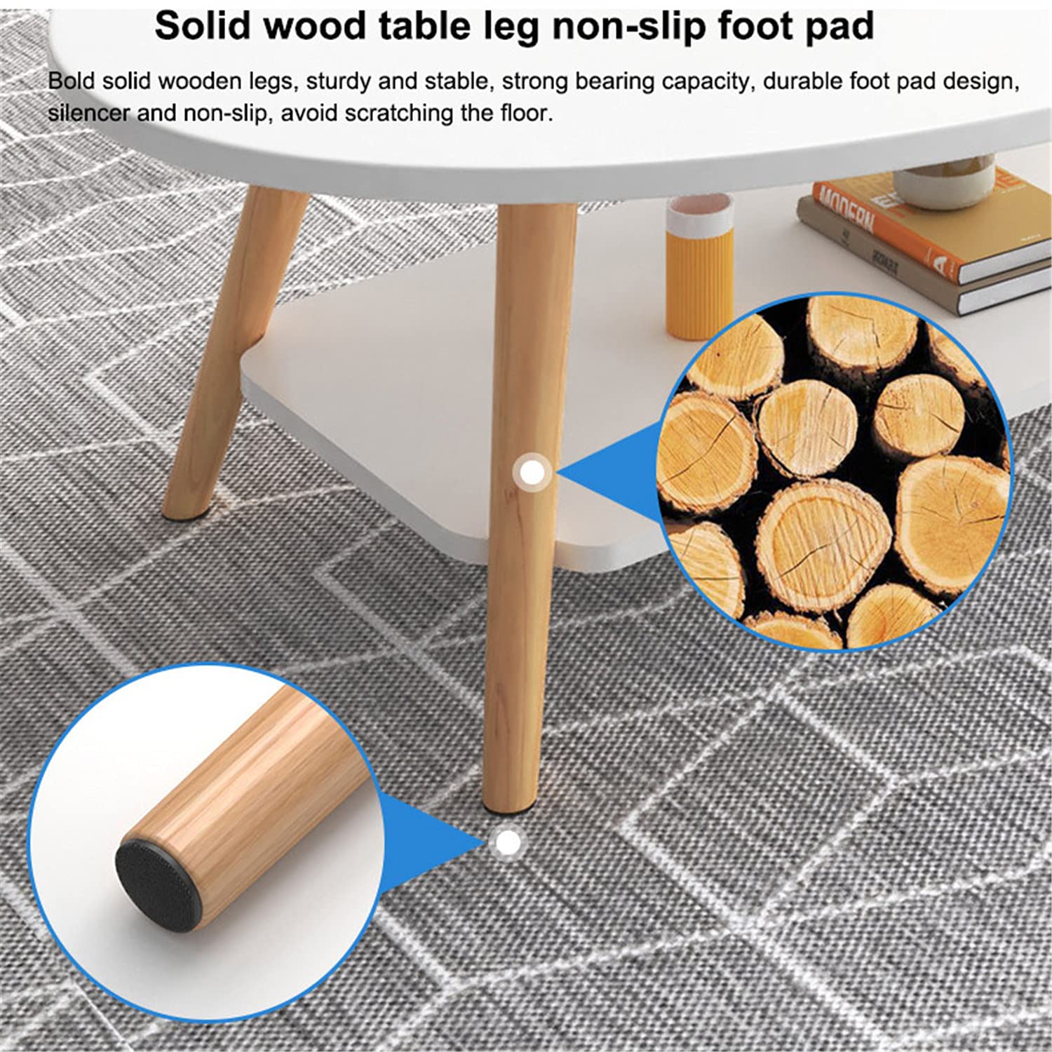 Bàn cà phê hiện đại phong cách Bắc Âu NORDIC MINIMALIST