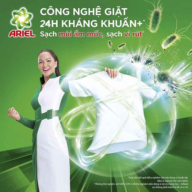 Combo 2 Túi Nước giặt ARIEL Cửa Trên Sạch Sâu Hương Nắng Mai 3.5KG