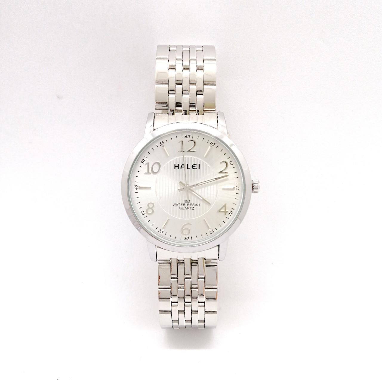 Đồng hồ Nam Halei - HL484 Dây trắng