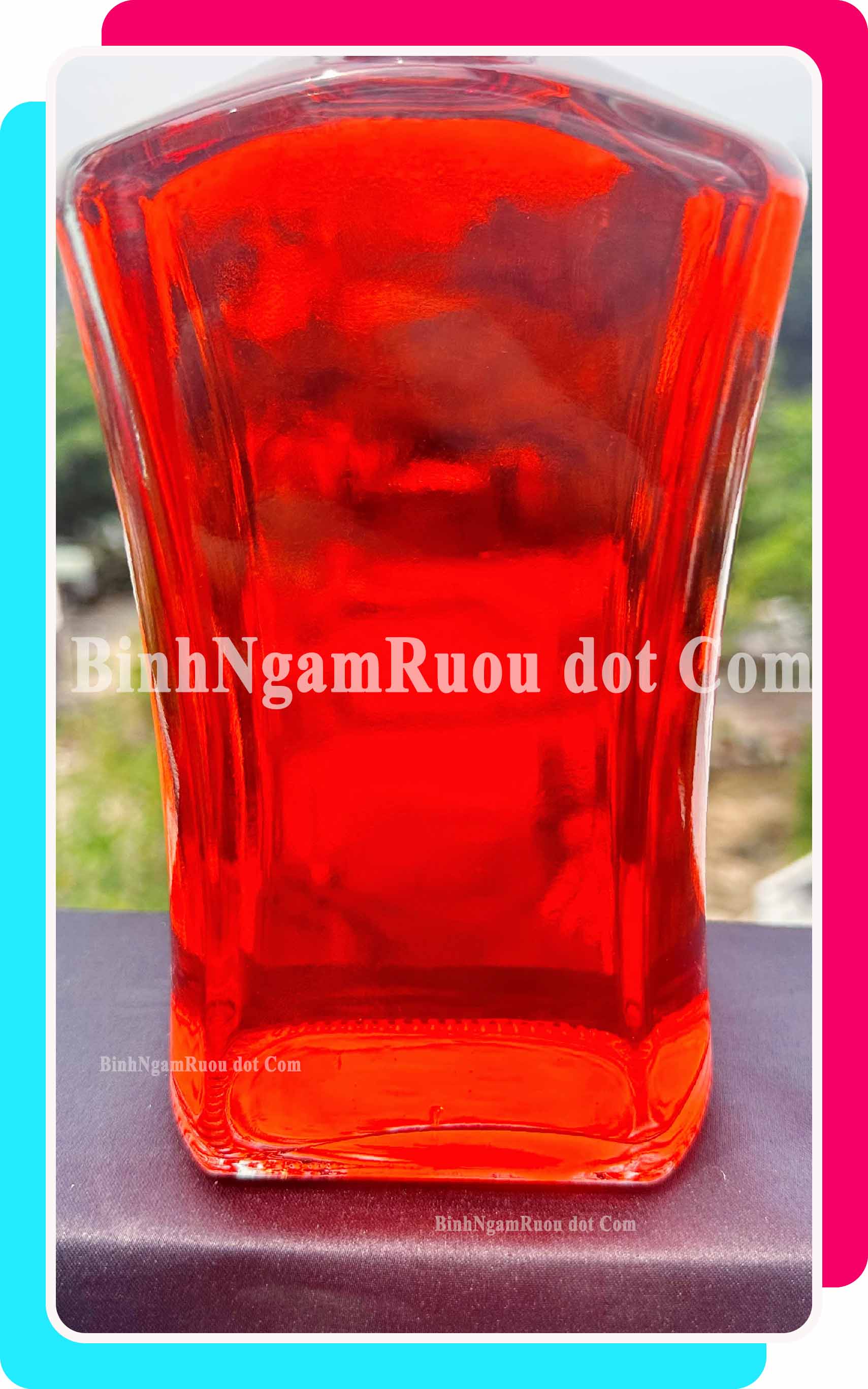 Chai Đựng Rượu - 500ml - Nắp Kín Thủy Tinh Trong - Tặng Biếu Sang Trọng