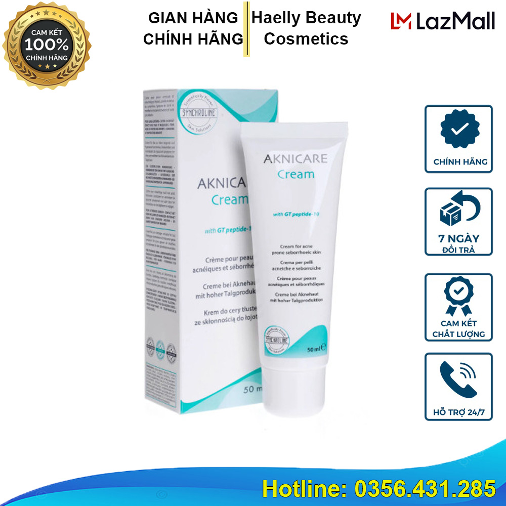 Kem Kiểm Soát Nhờn Và Giữ Ẩm Cho Da Aknicare Cream 50ml