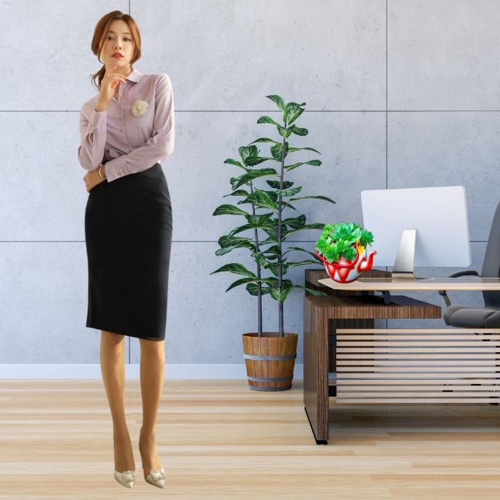 Chân Váy Bút Chì Có Túi Hàng Thiết Kế Cao Cấp Chân Váy Công Sở Lưng Cao Chất Vải Co Giãn Tốt Storevanshop CV0005
