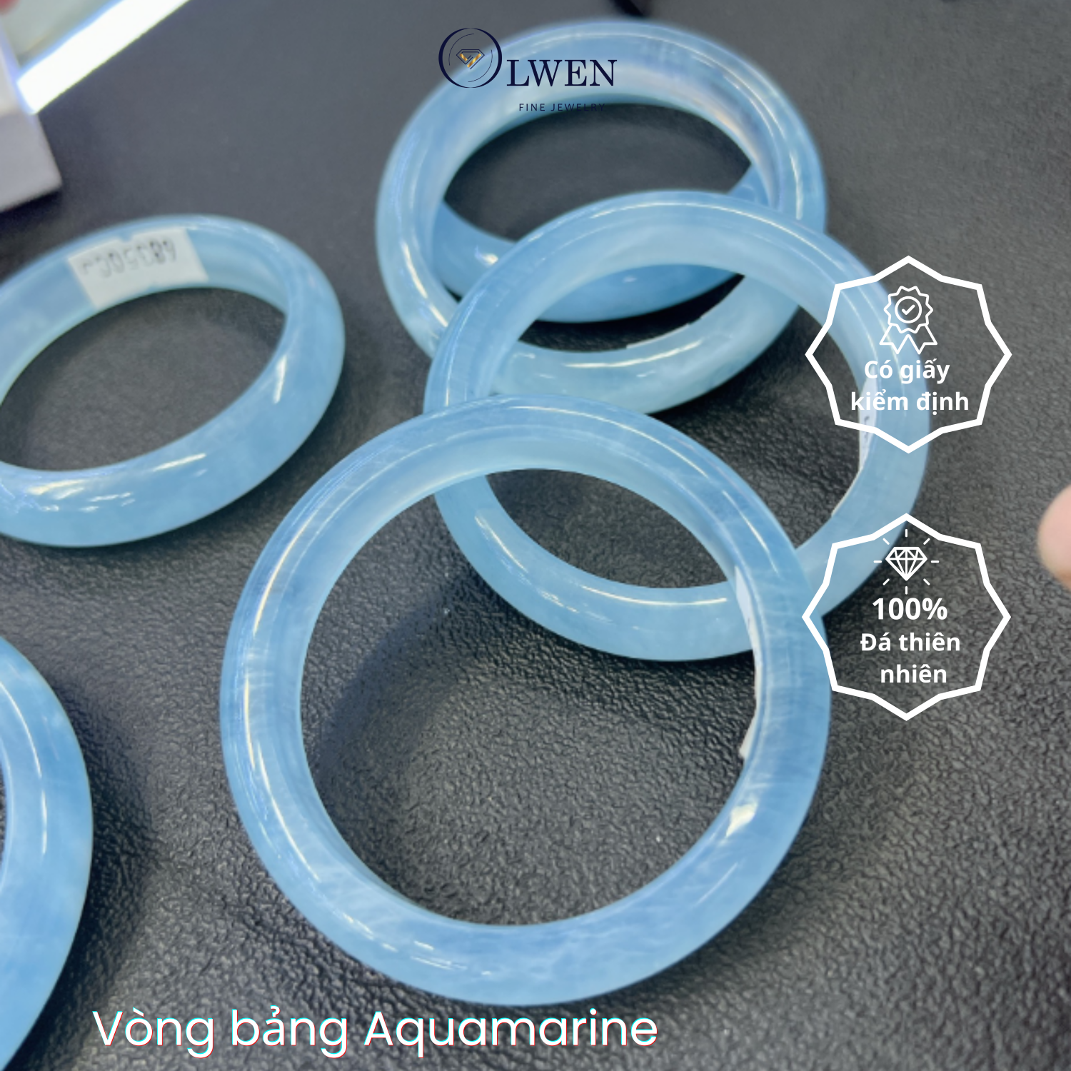 VÒNG BẢ ĐÁ AQUAMARINE