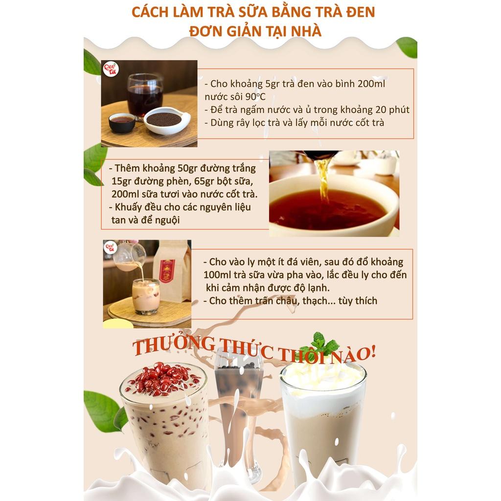 Hồng Trà Đen Pha Trà Sữa, Nguyên Liệu Làm Trà Sữa Ngon, Hiệu Quê Ta Mr Happy, Dạng Viên CTC BOP, 1KG