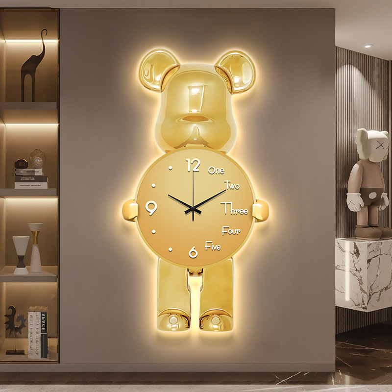 Đồng hồ treo tường phòng khách decor độc đáo tráng gương cao cấp- K1685