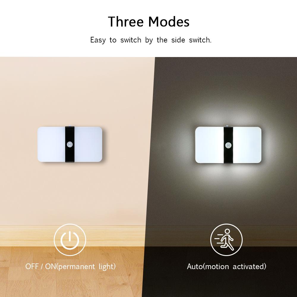 Đèn ngủ không dây từ tính,cảm biến chuyển động chạy bằng pin