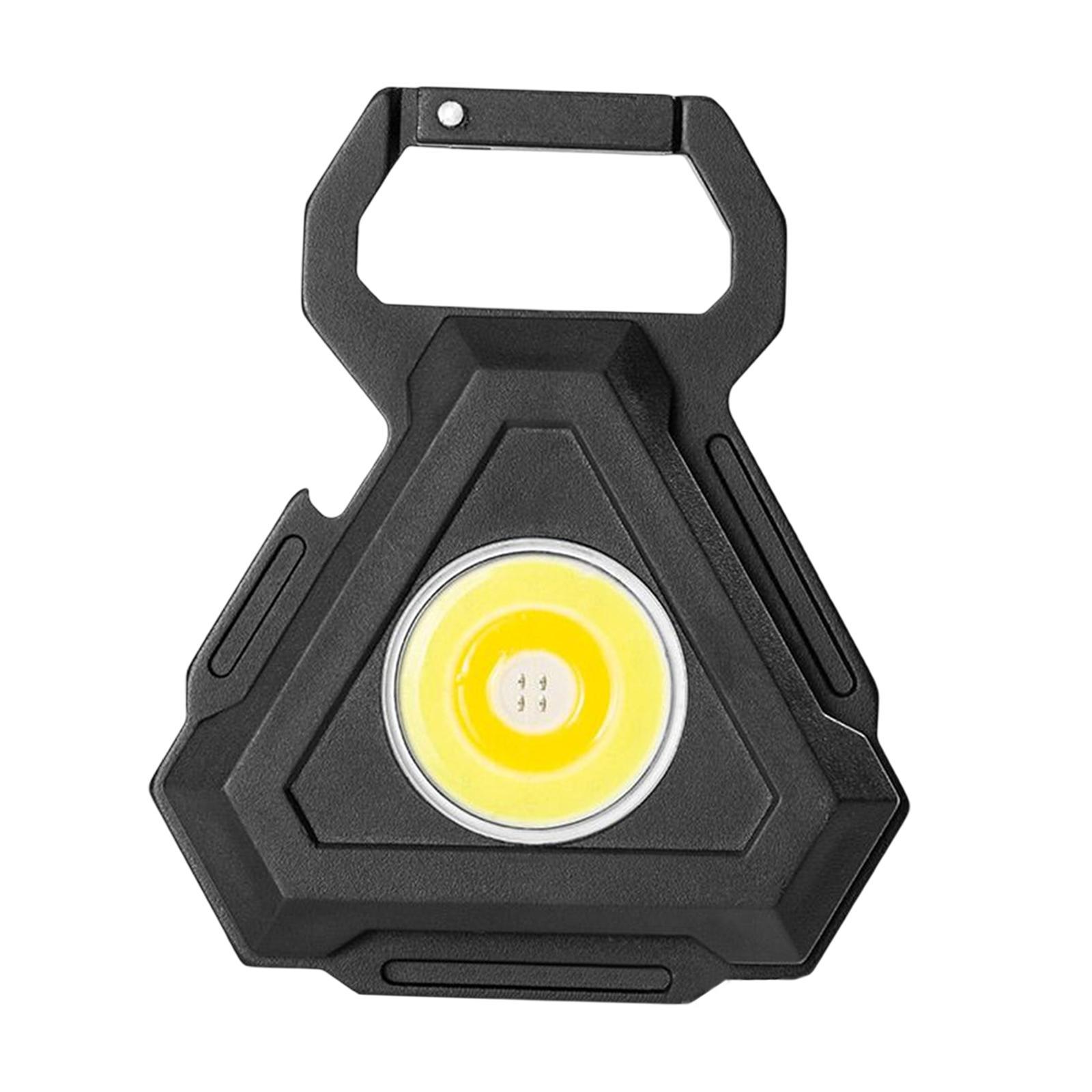 COB Keychain Flashlight Bottle Opener Lamp Rechargeable Outdoor without