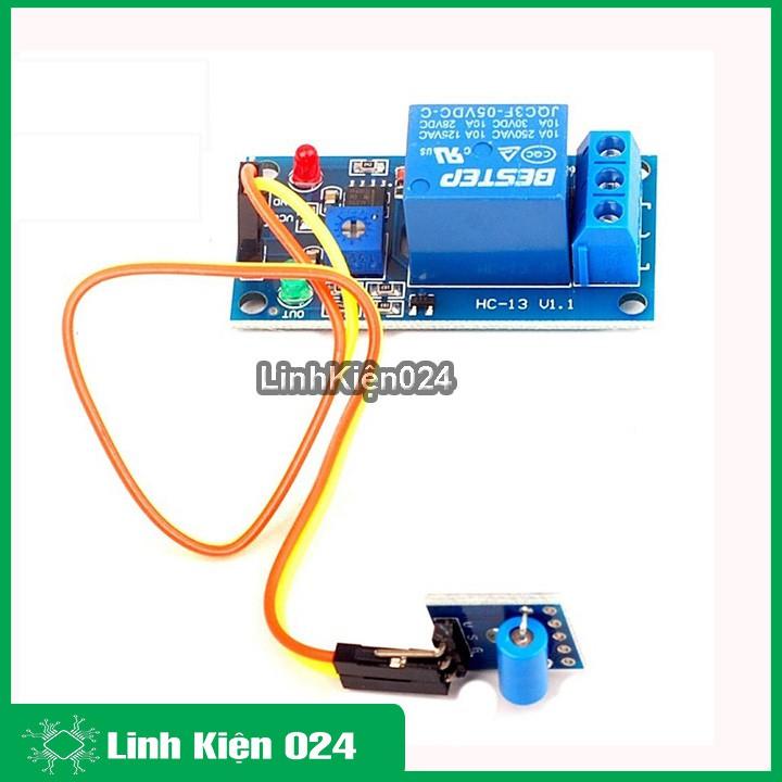 Module Điều Khiển Relay 5VDC - Bằng Cảm Biến Rung