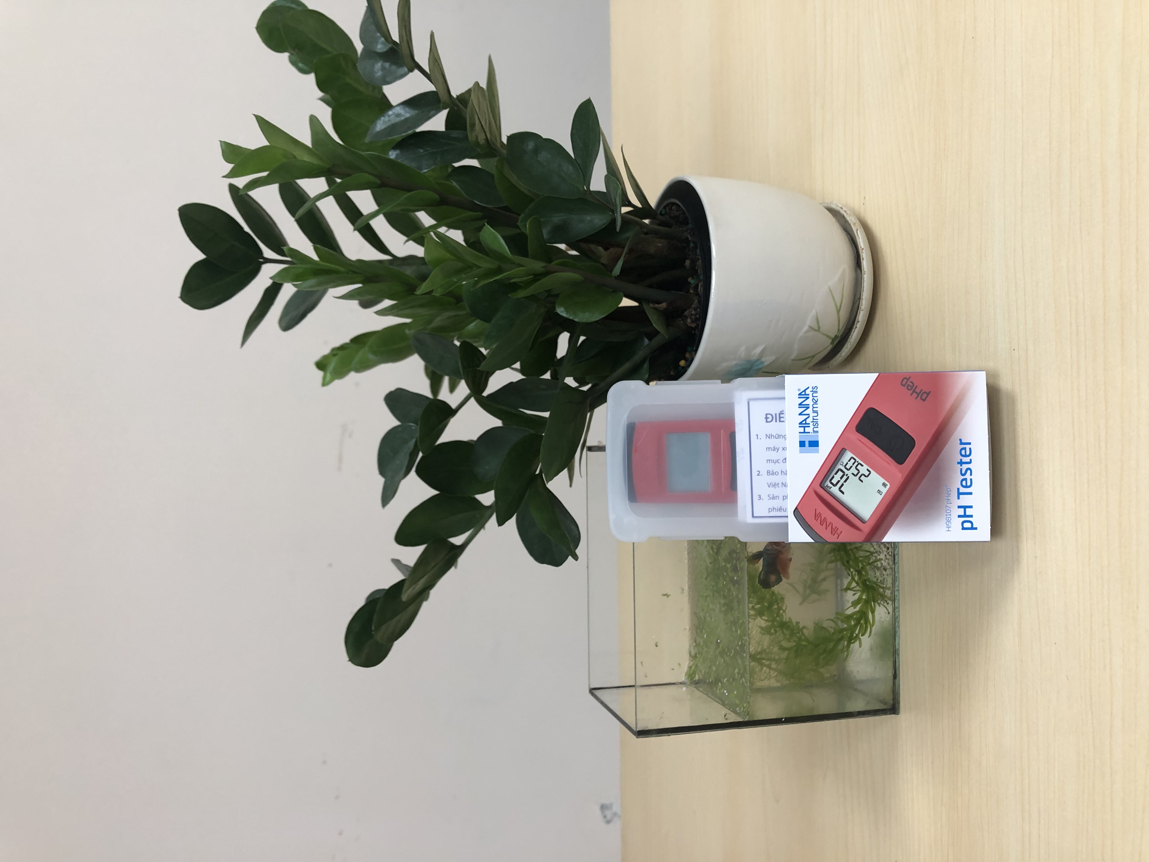 Bút đo pH/Nhiệt độ với độ phân giải 0.1pH HANNA HI98107 - Hàng chính hãng