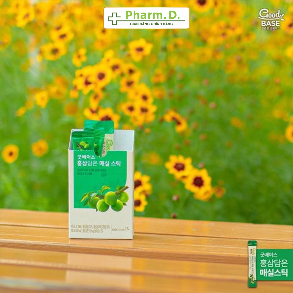 Nước Hồng Sâm Hàn Quốc Vị Mơ Goodbase KGC Cheong Kwan Jang Hỗ Trợ Sức Khỏe