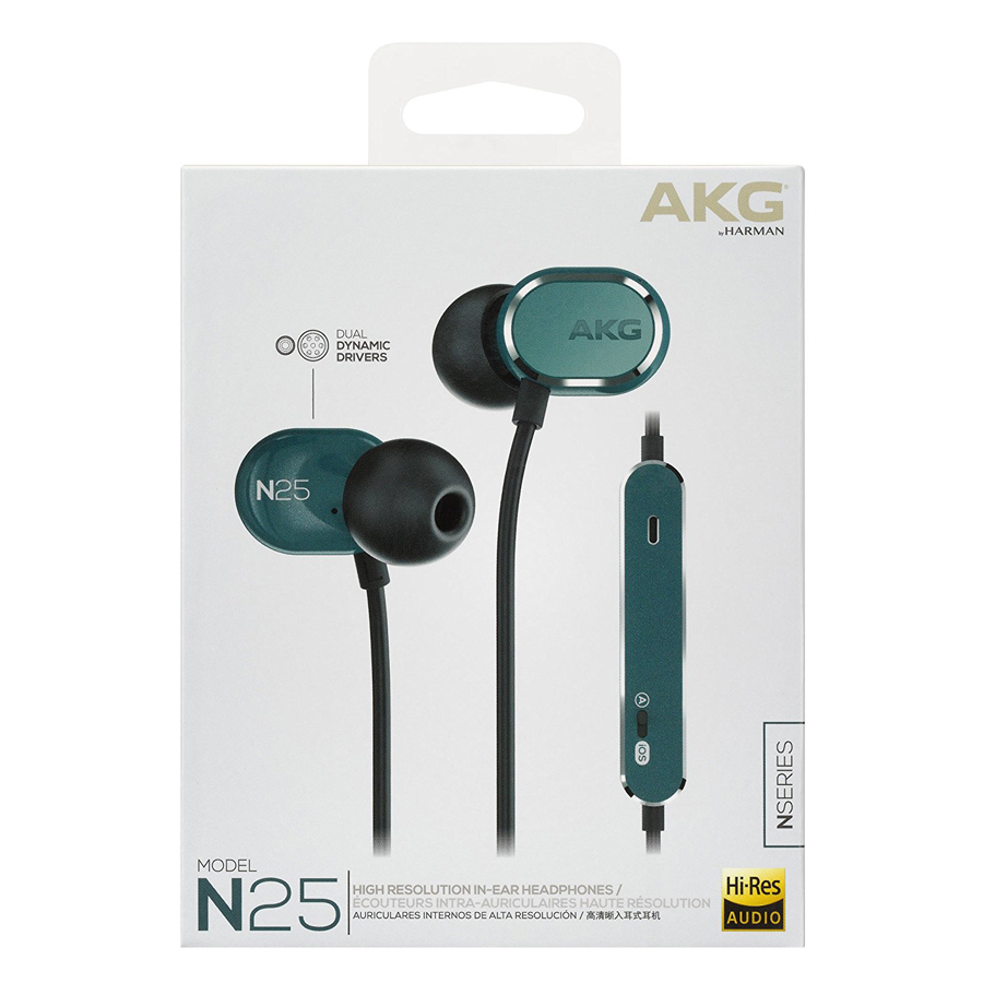 Tai Nghe Nhét Tai AKG N25 Hi-Res - Hàng Chính Hãng