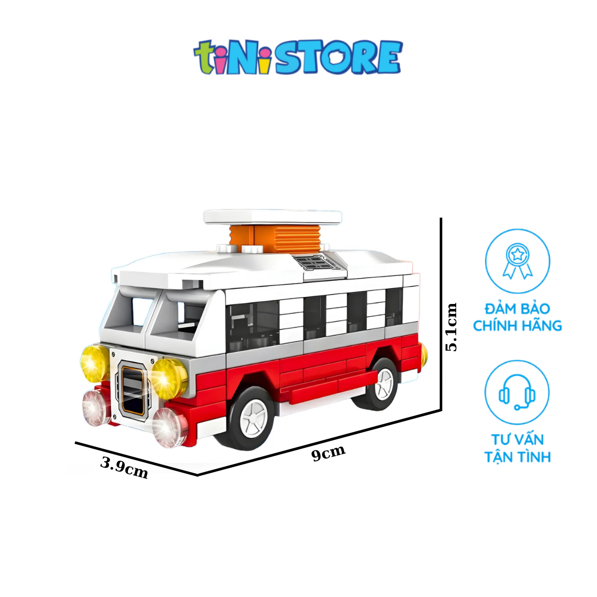 Đồ chơi lắp ráp xe nhà di động 99 mảnh Value Toys