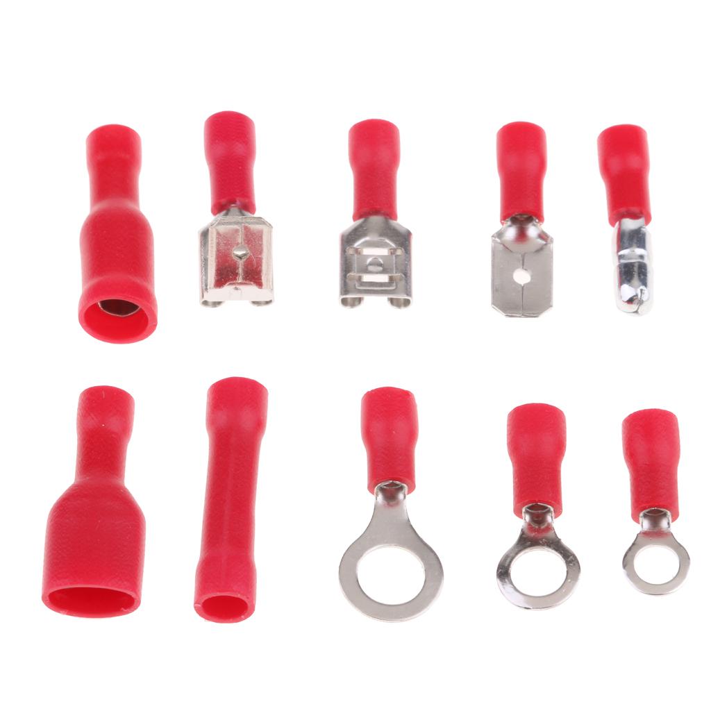 480x Electrical Connector Assorted Insulated Crimp Terminals