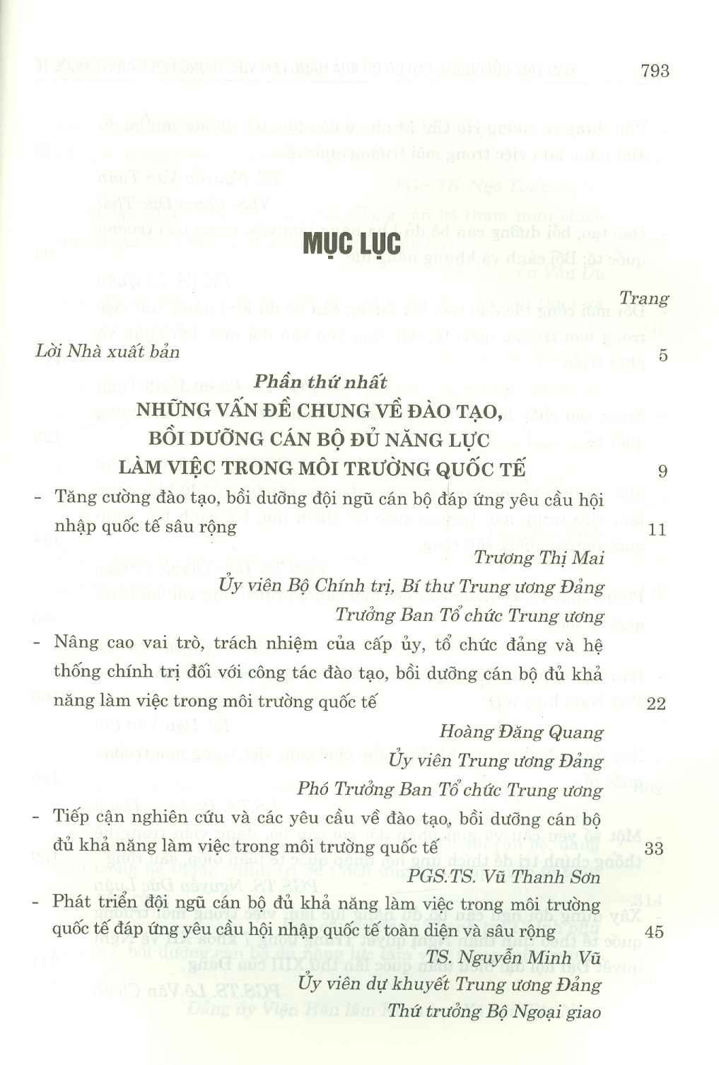 Đào Tạo, Bồi Dưỡng Cán Bộ Đủ Khả Năng Làm Việc Trong Môi Trường Quốc Tế