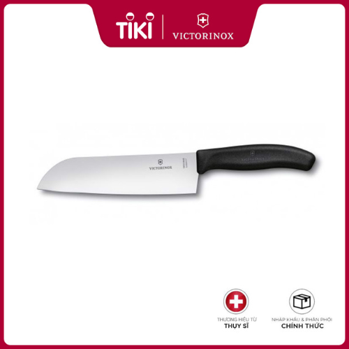 Dao bếp Victorinox Santoku Knife màu đen ( 17cm) 6.8503.17B