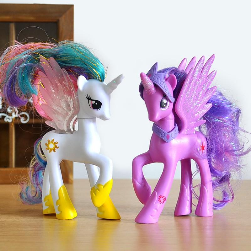 Combo Đôi Bạn Cùng Tiến Thiên Thần Pony14cm Tặng 2 Lược Chải Tóc