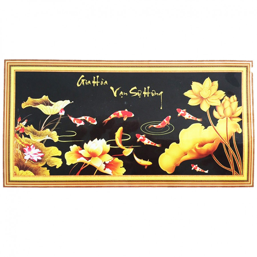 Tranh Thêu Gia Hòa Vạn sự Hưng (132 x 60 cm)