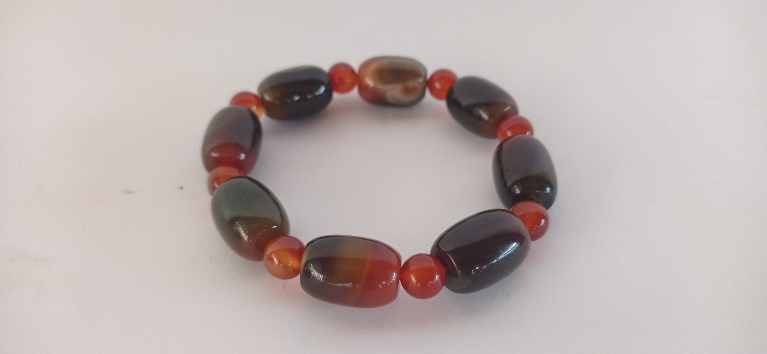 Vòng đeo tay Phong Thủy Hỗ Trợ sức khỏe, Chất liệu đá HEMATITE tự nhiên, Kèm bản PHOTOCOPY giấy kiểm định, Kèm TÚI NHUNG