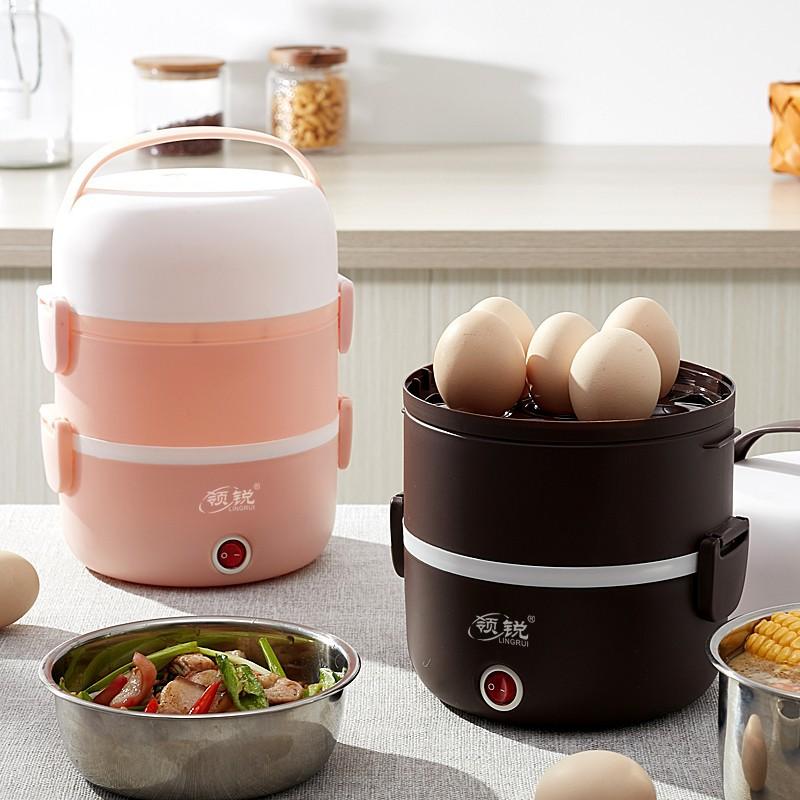 Hộp cơm VĂN PHÒNG cắm điện hâm nóng 3 tầng