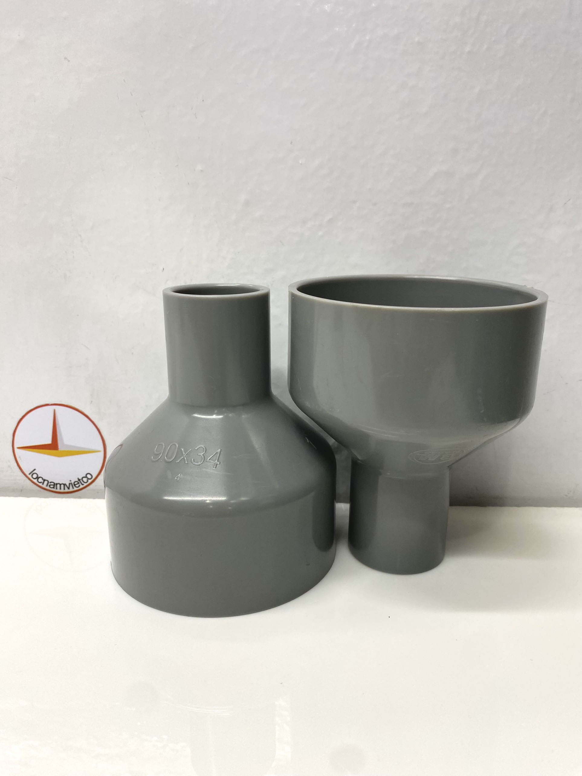Nối giảm 90 x 34 nhựa PVC Bình Minh _N90x34