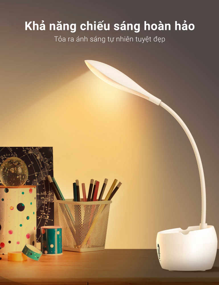 Đèn Led để bàn có pin Taotronics TT-DL1008- hàng chính hãng
