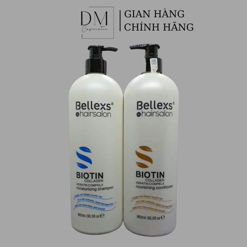 Dầu gội Biotin Bellexs hairsalon Dung Tích 902ml Kích Thích Mọc Tóc- Làm Mượt Tóc Hư Tổn