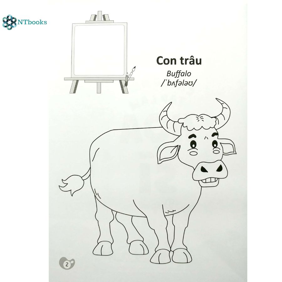 Sách Tô Màu Chúng Mình Tập Làm Họa Sĩ - Động Vật