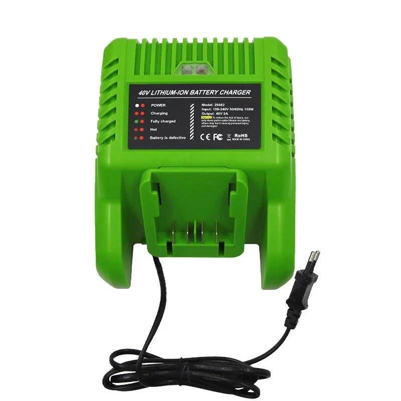40V 6,0 Ah Ersatz Lithium-Pin cho 6000mAh GreenWorks 29472 29462 Pin Dụng cụ điện G-MAX 29252 20202 22262 25312 L50 Màu sắc: 1 cái1