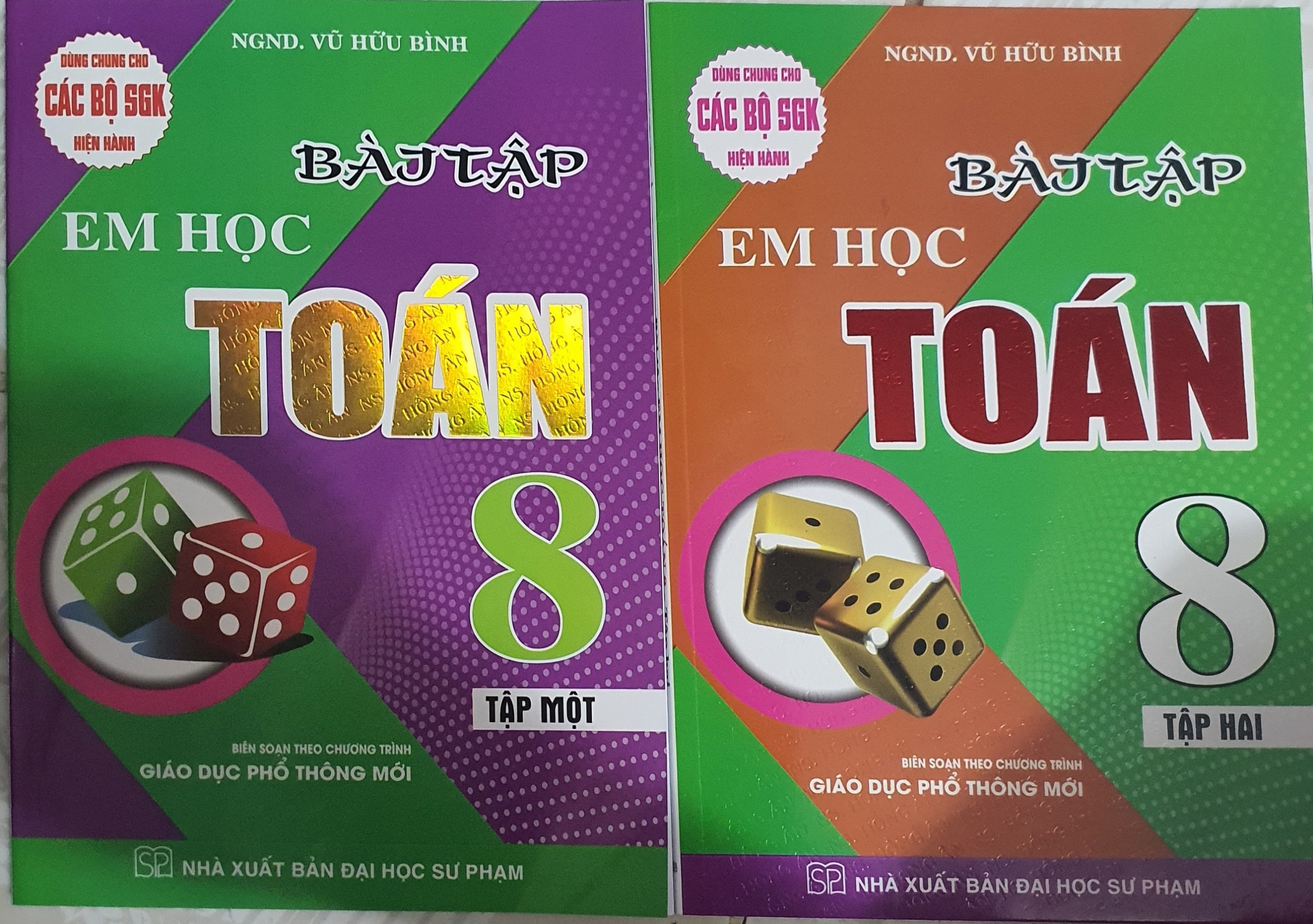 Combo Bài Tập Em Học Toán Lớp 8 - Tập 1+2 (Biên Soạn Theo Chương Trình GDPT Mới)