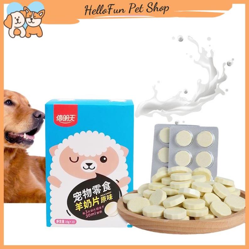 Viên sữa dê cung cấp canxi cho chó mèo